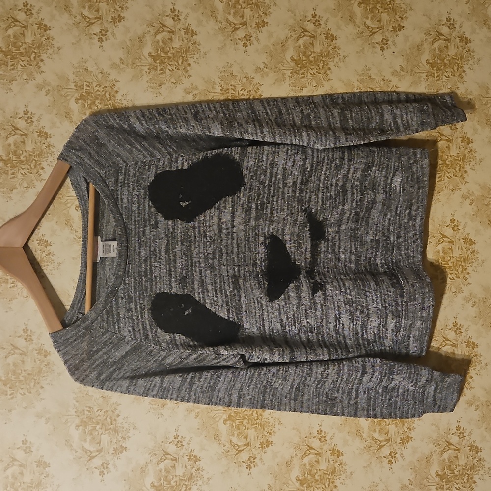 Small Kit & Sky Metallic Panda Top